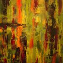 'Abstract; Claudia' Oil on canvas 120 x 60 cm 2004 'Abstract; Claudia' Oil on canvas 120 x 60 cm 2004