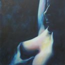 'Aspirant le soir' Oil on canvas 90 x 90 cm 2009 'Aspirant le soir' Oil on canvas 90 x 90 cm 2009