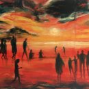 As We Live, oil on canvas, 300cm x 150cm, 2016 As We Live, oil on canvas, 300cm x 150cm, 2016