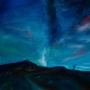 Dancing on the edge of light 73 x 92cm Oil on canvas 2015 Dancing on the edge of light 73 x 92cm Oil on canvas 2015