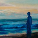 He is my horizon 20 x 20cm Oil on canvas 2014