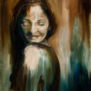 Lace under her eyelids, oil on canvas 73 x 60 cm, 2015 Lace under her eyelids, oil on canvas 73 x 60 cm, 2015