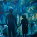 Our horizon, oil on canvas, 85 x 85, 2015 Our horizon, oil on canvas, 85 x 85, 2015