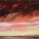 Rougeoiement intérieure, oil on canvas 20 x 90 cm, 2014 Rougeoiement intérieure, oil on canvas 20 x 90 cm, 2014
