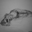 Study Lying on the side Charcoal on paper 50 x 65 cm Study Lying on the side Charcoal on paper 50 x 65 cm