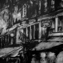 Saint Germain des Près India Ink on Paper 50 x 65 cm Saint Germain des Près India Ink on Paper 50 x 65 cm