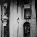 Lamppost at Night in Paris India Ink on Paper 65 x 50 cm Lamppost at Night in Paris India Ink on Paper 65 x 50 cm
