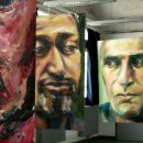 'La Promesse d'un Visage' Oil and acrylic on canvas Seven canvases 180 x
140 cm and 170 x 130 cm 2010-2011 Installation at the Université de Paris
1 Panthéon-Sorbonne 'La Promesse d'un Visage' Oil and acrylic on canvas Seven canvases 180 x
140 cm and 170 x 130 cm 2010-2011 Installation at the Université de Paris
1 Panthéon-Sorbonne