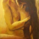 'Je me leve vers toi' Oil on canvas 61 x 50 cm 2006 'Je me leve vers toi' Oil on canvas 61 x 50 cm 2006