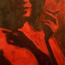'L'affliction du rouge' Oil on canvas 61 x 50 cm 2006 'L'affliction du rouge' Oil on canvas 61 x 50 cm 2006