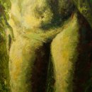'Settling Into My Hips' Oil on canvas 174 x 115 cm 2005 'Settling Into My Hips' Oil on canvas 174 x 115 cm 2005